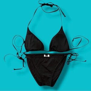💕Becca By Becca Virtue Color Code Side Tie Bikini Bottom (S) & Triangle Top (XS)
